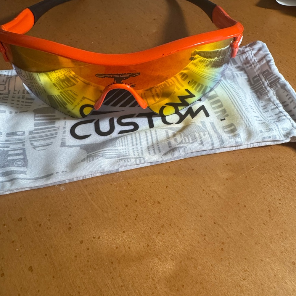 Oakley Orange and Yellow Sunglasses
